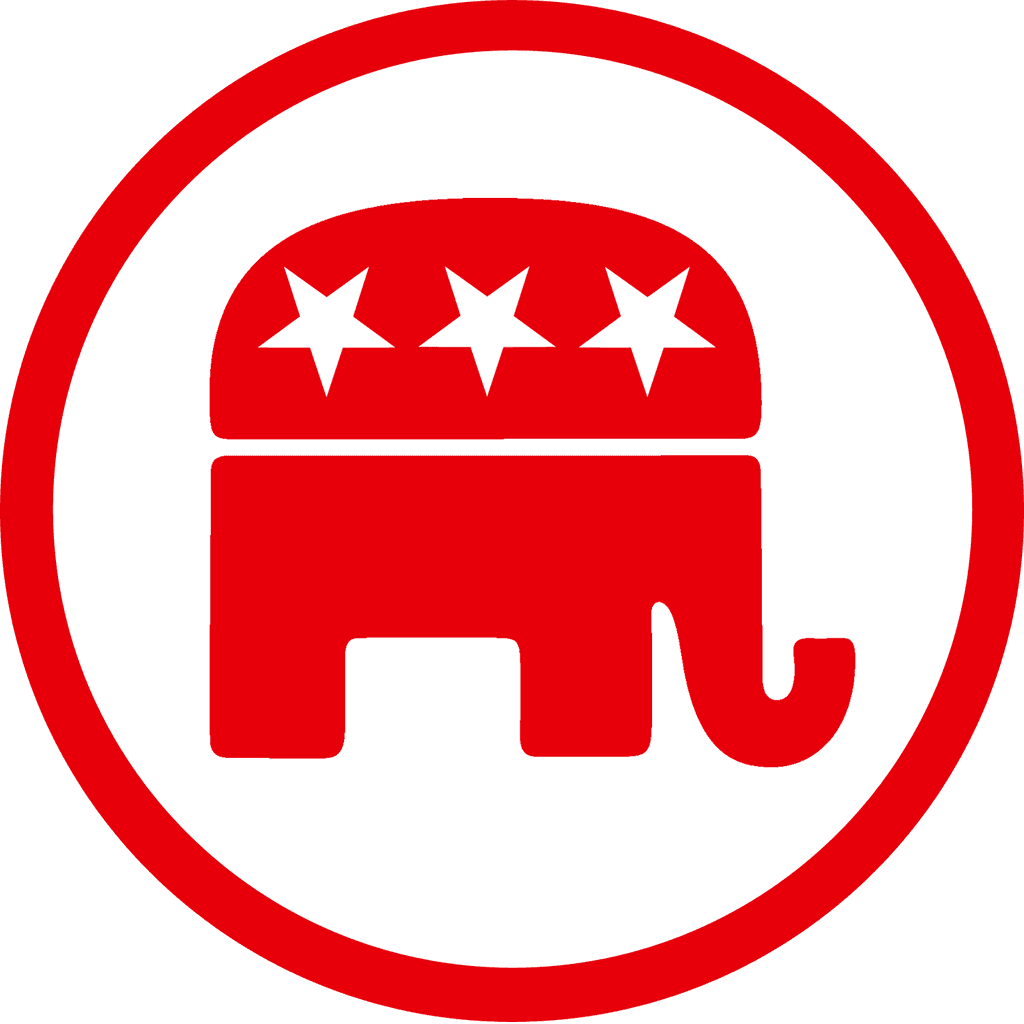 Candidato presidencial republicano 2028 card icon