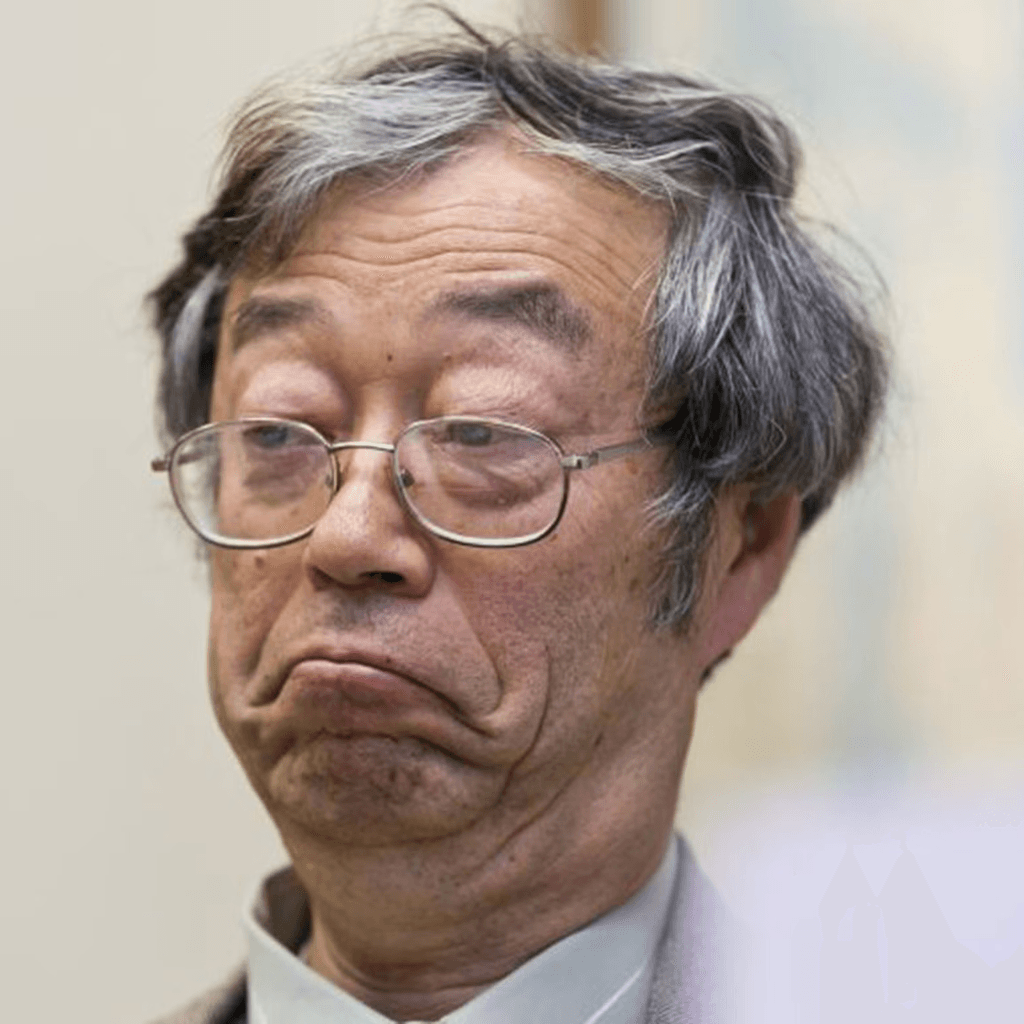 Satoshi's identity be proven by...? card icon