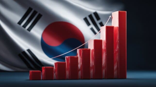 Inflación anual de Corea del Sur 2026