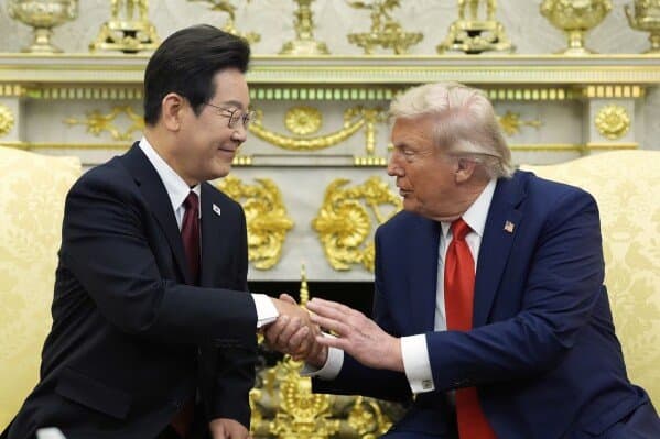 icon for Trump meets with Korean leader Lee Jae-Myung by...?