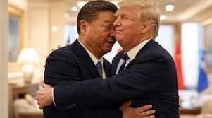 icon for Will Trump and Xi hug at their summit?
